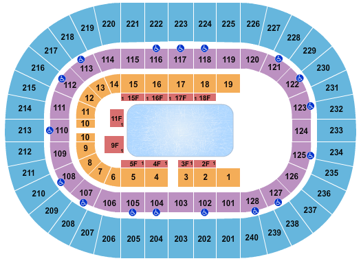 Fort Wayne Coliseum Seating Chart For Concerts