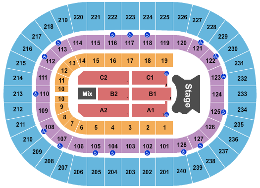 Nassau Coliseum Seating Chart With Rows