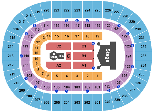 Nassau Veterans Memorial Coliseum KISS 2019 Seating Chart