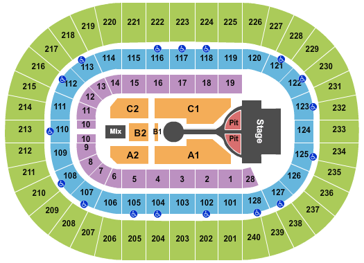 Nassau Veterans Memorial Coliseum Michael Buble Seating Chart