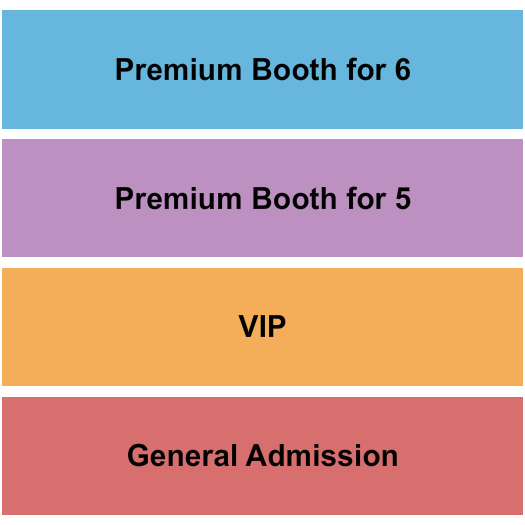 Nate Jackson's Super Funny Comedy Club seating chart