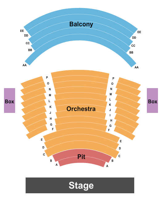Nathan H Wilson Center For The Arts Seating Chart