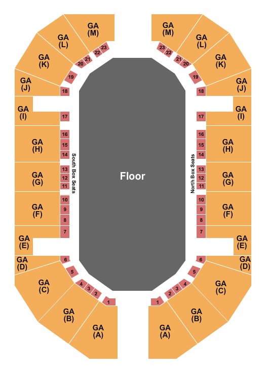 National Cattle Congress Rodeo Seating Chart