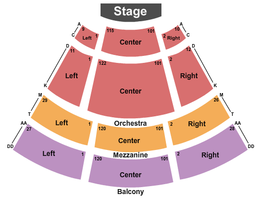 National Hispanic Cultural Center Albuquerque Journal Theatre Seating Chart