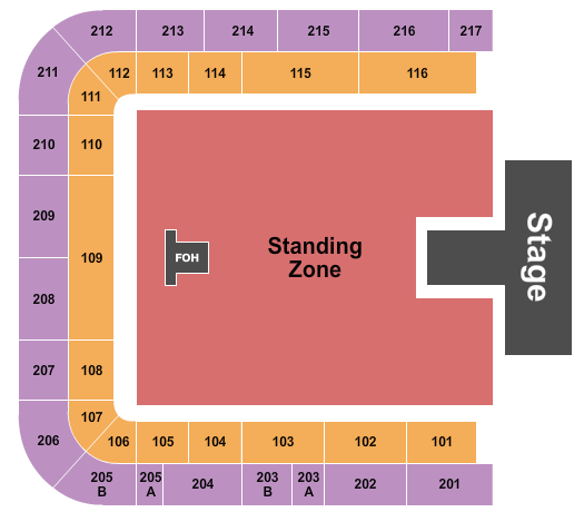 Find your seats with this National Hockey Stadium Seating Chart