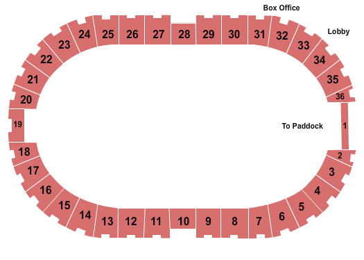 Events Center at National Western Complex Seating Map