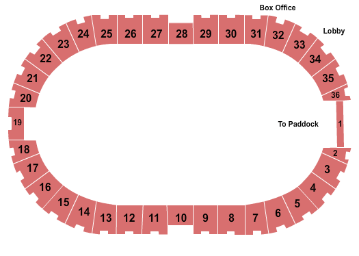 Events Center at National Western Complex End Stage Seating Chart