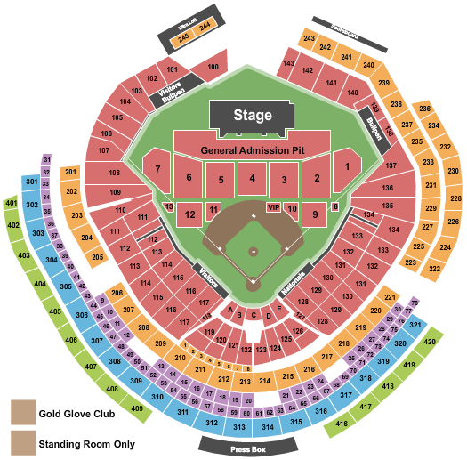 Nationals Park Chili Peppers Seating Chart
