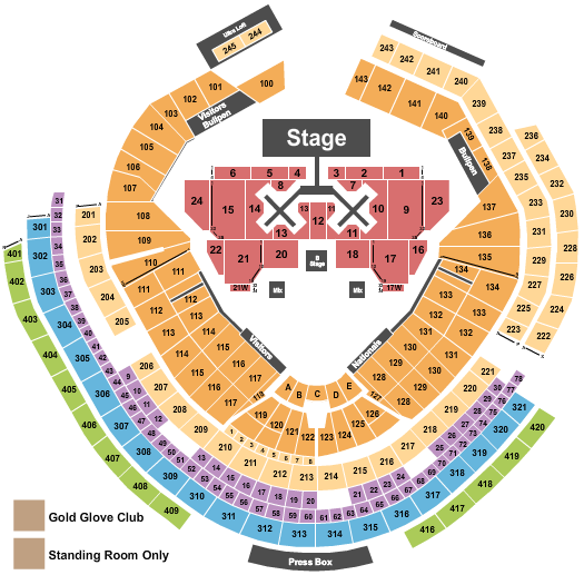 Nationals Park Chris Brown Seating Chart