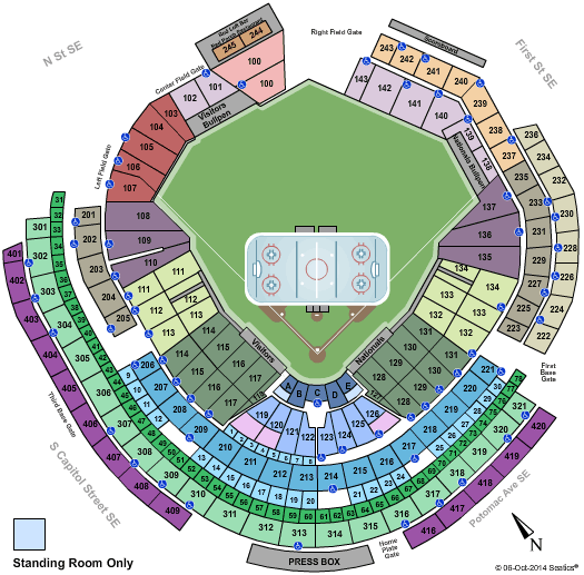 Nationals Park Hockey Seating Chart