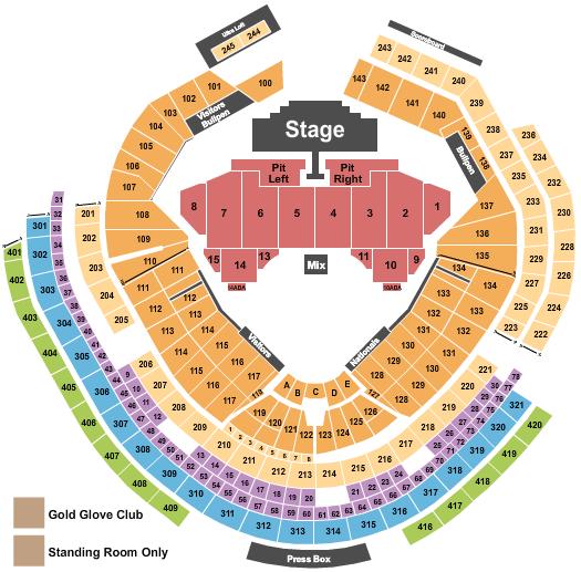 Nationals Park Seating Chart