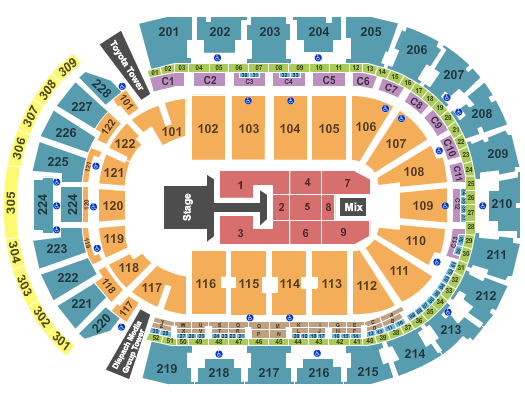 Nationwide Arena Ariana Grande Seating Chart
