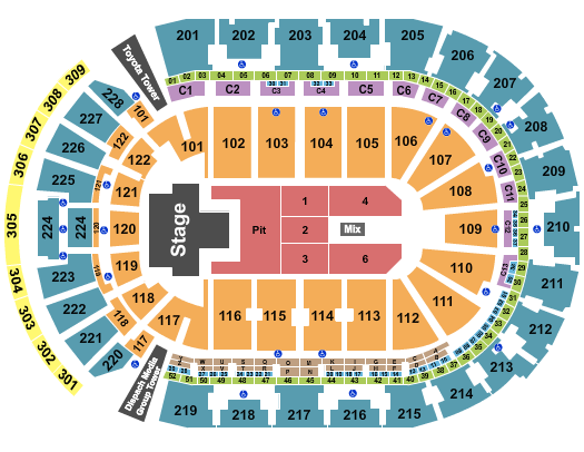 Nationwide Arena Avenged Sevenfold Seating Chart