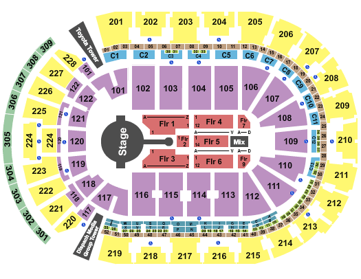 Nationwide Arena Blake Shelton Seating Chart