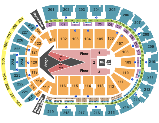 Nationwide Arena Carrie Underwood Seating Chart