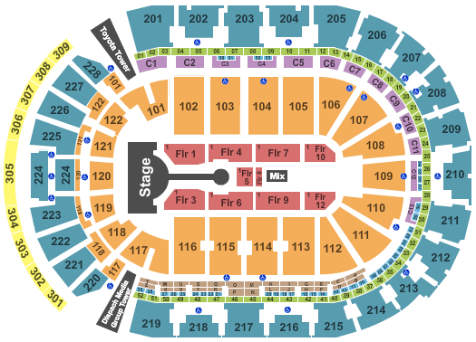 Nationwide Arena Coldplay Seating Chart