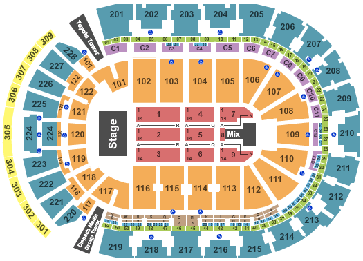 Nationwide Arena Drake Seating Chart