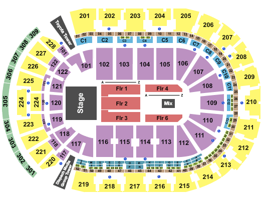 Nationwide Arena Eagles Seating Chart