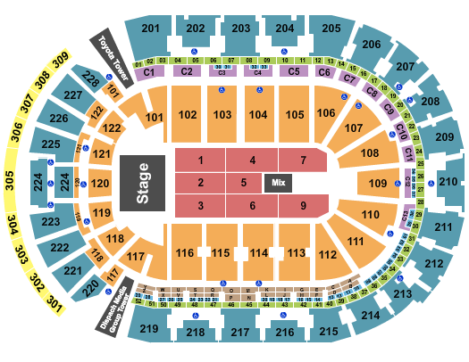 Nationwide Arena Endstage 2 Seating Chart