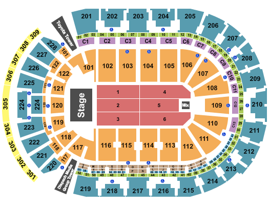Nationwide Arena Endstage 3 Seating Chart