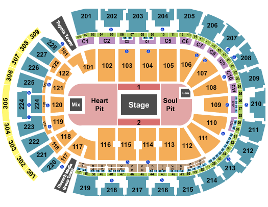 Nationwide Arena Eric Church-2 Seating Chart