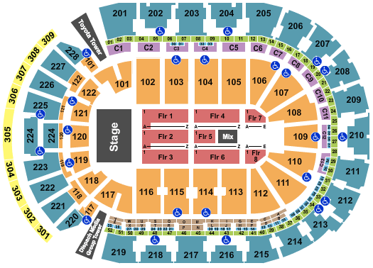 Nationwide Arena Journey Seating Chart