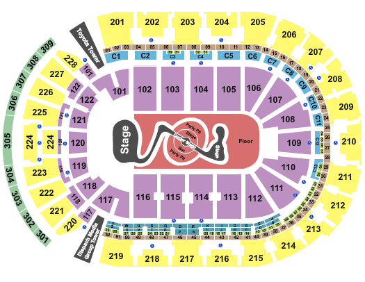 Nationwide Arena Justin Timberlake Seating Chart