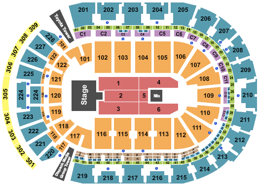 Nationwide Arena seating chart event tickets center