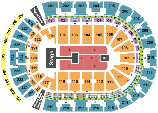 Nationwide Arena Kirk Franklin Seating Chart