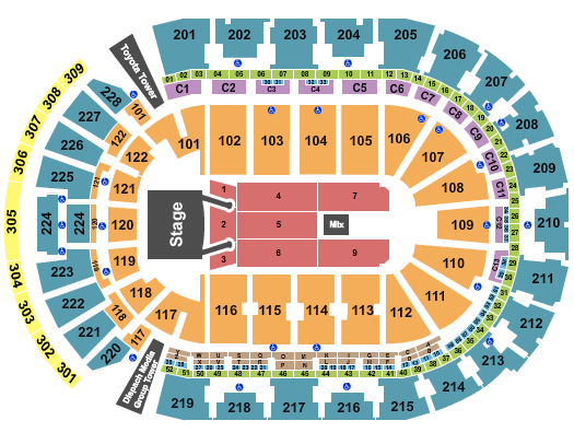 Nationwide Arena Little Big Town Seating Chart