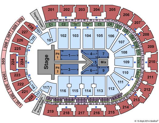 Nationwide Arena Maroon 5 Seating Chart