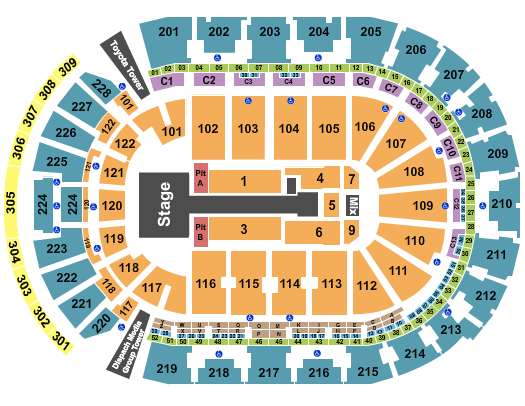 Nationwide Arena Maroon 5 2018 Seating Chart