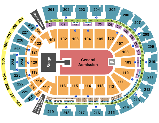Nationwide Arena Muse Seating Chart