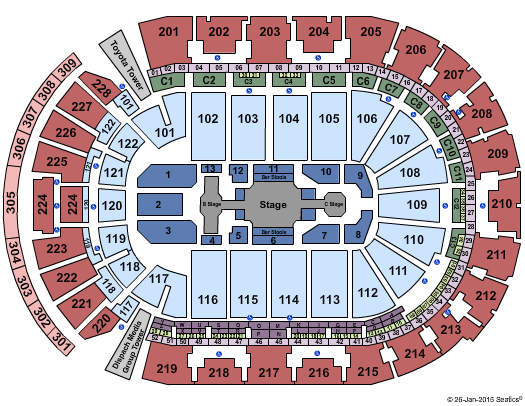 Nationwide Arena NKOTB Seating Chart