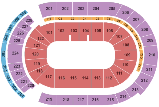 Nationwide Seating Chart View
