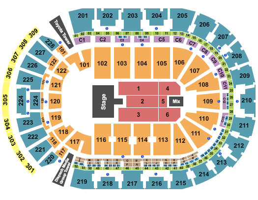Nationwide Arena Pentatonix-2 Seating Chart