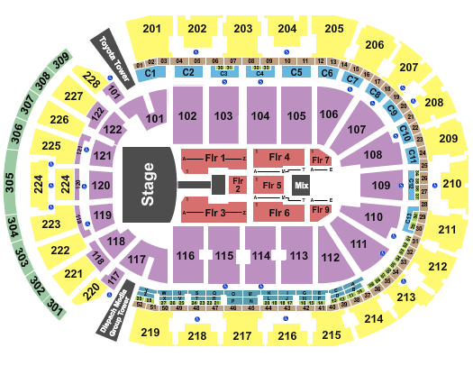 Nationwide Arena Queen & Adam Lambert Seating Chart