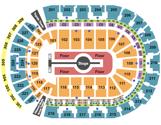 Nationwide Arena Rod Wave 2024 Seating Chart