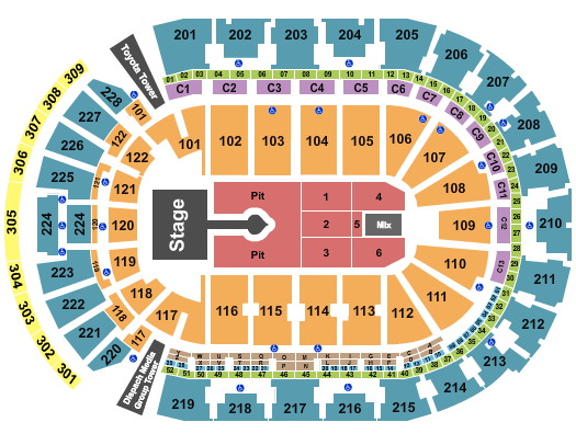 Nationwide Arena Sabrina Carpenter Seating Chart