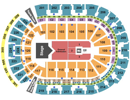 Nationwide Arena Sam Hunt Seating Chart