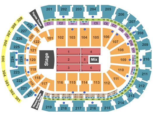 Nationwide Arena Stevie Nicks Seating Chart