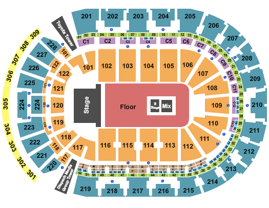 Nationwide Arena Twenty One Pilots Seating Chart