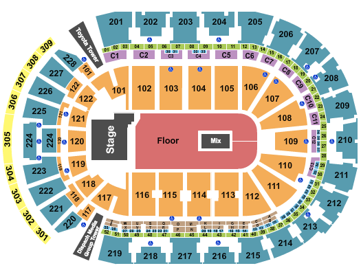 Twenty One Pilots Nationwide Arena Seating Chart