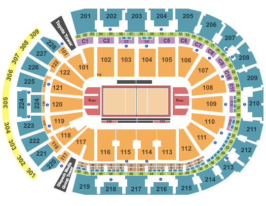 Nationwide Arena Volleyball Seating Chart