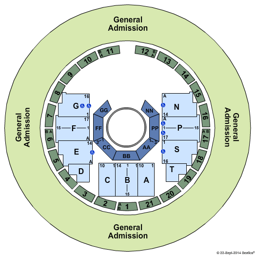 Neal S. Blaisdell Center - Arena Moscow Circus Seating Chart