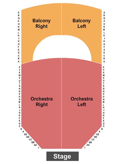 Neal S. Blaisdell Center Seating Chart