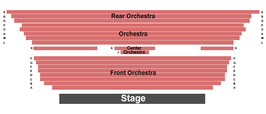 Neel Performing Arts Center End Stage Seating Chart