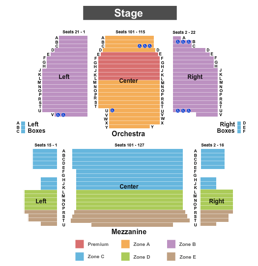 Cats Theater Seating Chart