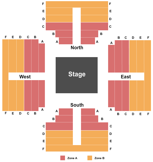 Neuhaus Stage - Alley Theatre Arena Zone Seating Chart