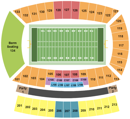 New ASU Stadium - Montgomery Seating Chart | Star Tickets